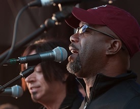 Darius Rucker on stage at BBQ Festival