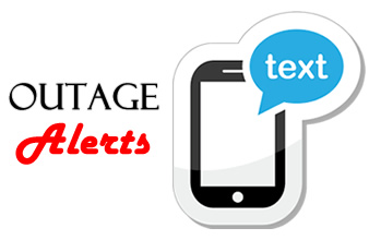 Outage alerts via text