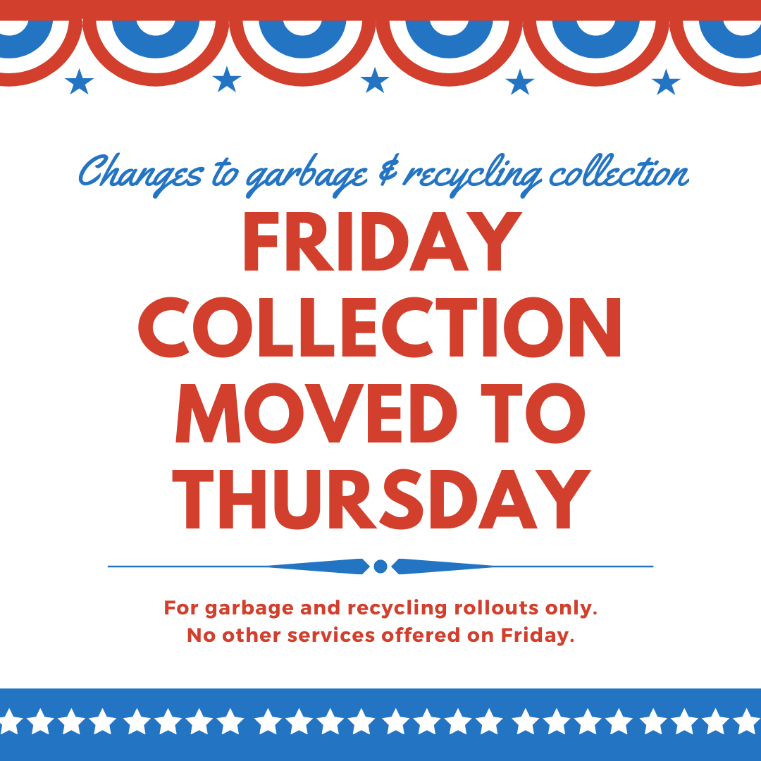 July 4 Waste Collection Schedule