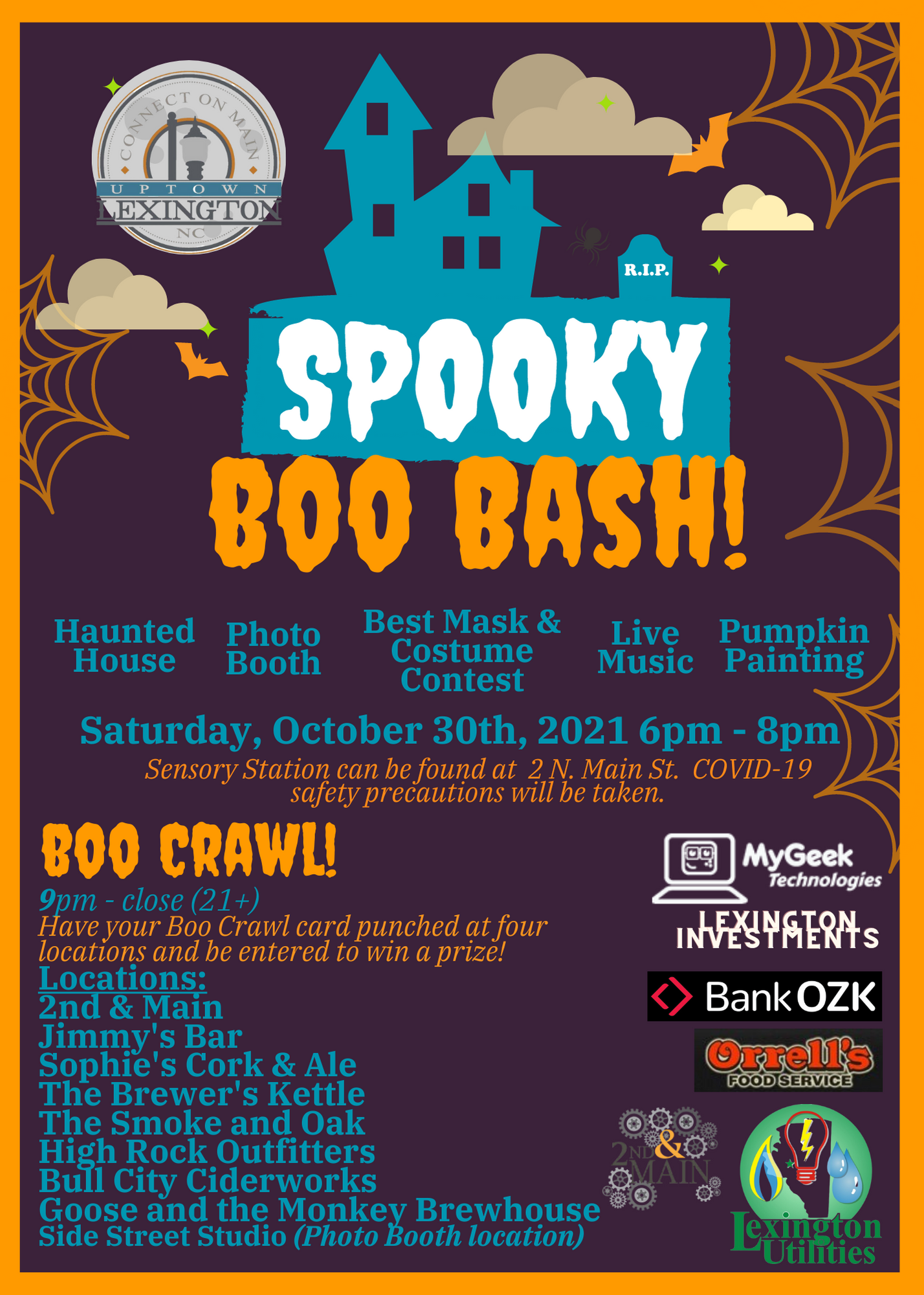 2021 Boo Bash Flyer