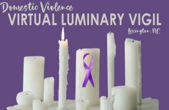 domestic violence luminary vigil