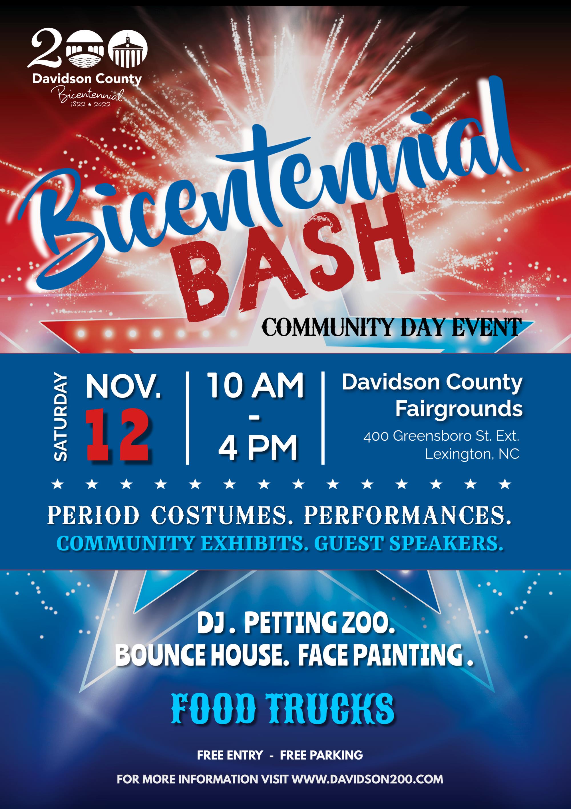 BICENTENNIAL EVENT FLYER